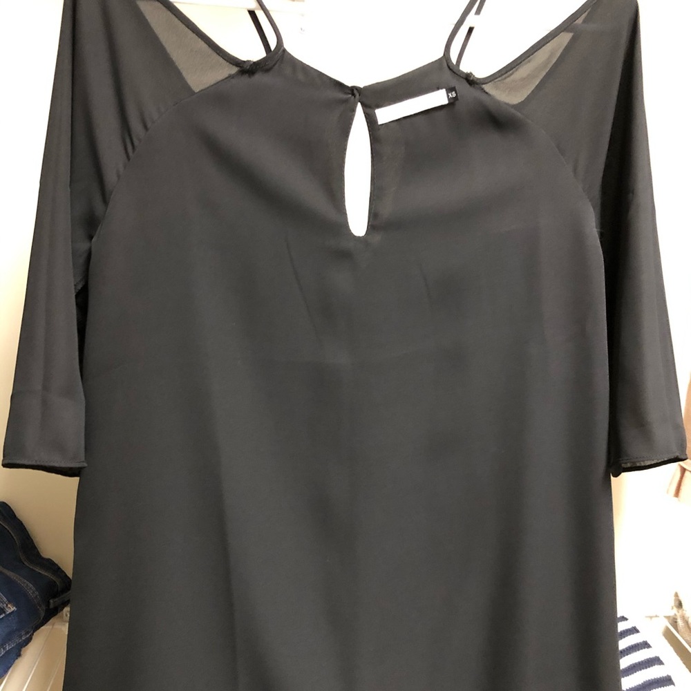 Open shoulder dress